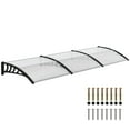 thumbnail image 1 of Outsunny Window Awning Door Canopy, Front Door Outdoor Patio Cover, 1 of 10