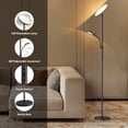 thumbnail image 6 of LED Floor Lamp for Bright Living Room Lighting, Dual-Head 27W/2000LM Main & 7W/350LM Side Reading Lamp, 3 Adjustable Colors with Remote & Touch Control, 6 of 6