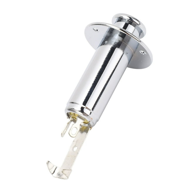 Guitar Output Jack Socket Metal Acoustic Guitar Endpin Output Jack Socket With 6.35mm Universal Interface For Pickups