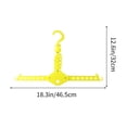thumbnail image 3 of Fiudx Percha de Viaje Plegable, Organizador Compacto, Gancho Ajustable, Portátil y Práctico, Secado Rápido, Ideal para Acampar En Familia, Diseño Compacto, Color Verde, Amarillo y Rojo, 46,5 X 32 Cm, 3 of 6