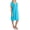 Turquoise, variant on Women's Shadowline 36123 Cameo Nylon Tricot Short Sleeve 40 Inch Waltz Gown (Rosy Pink M)