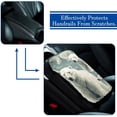 thumbnail image 5 of Polar Bear Car Armrest Pad Cover, Soft Comfortable Furry Printed Armrest Accessory 12.5x8.2 Inch, 5 of 6