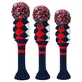 thumbnail image 1 of 3 piezas de pompones para la cabeza de madera de golf, de conductores de punto para la calle del club n.  degree 1, n.  degree 3, n.  degree 5, para la Pastilla Baoblaze  Cubierta de la cabeza del palo de golf, 1 of 8