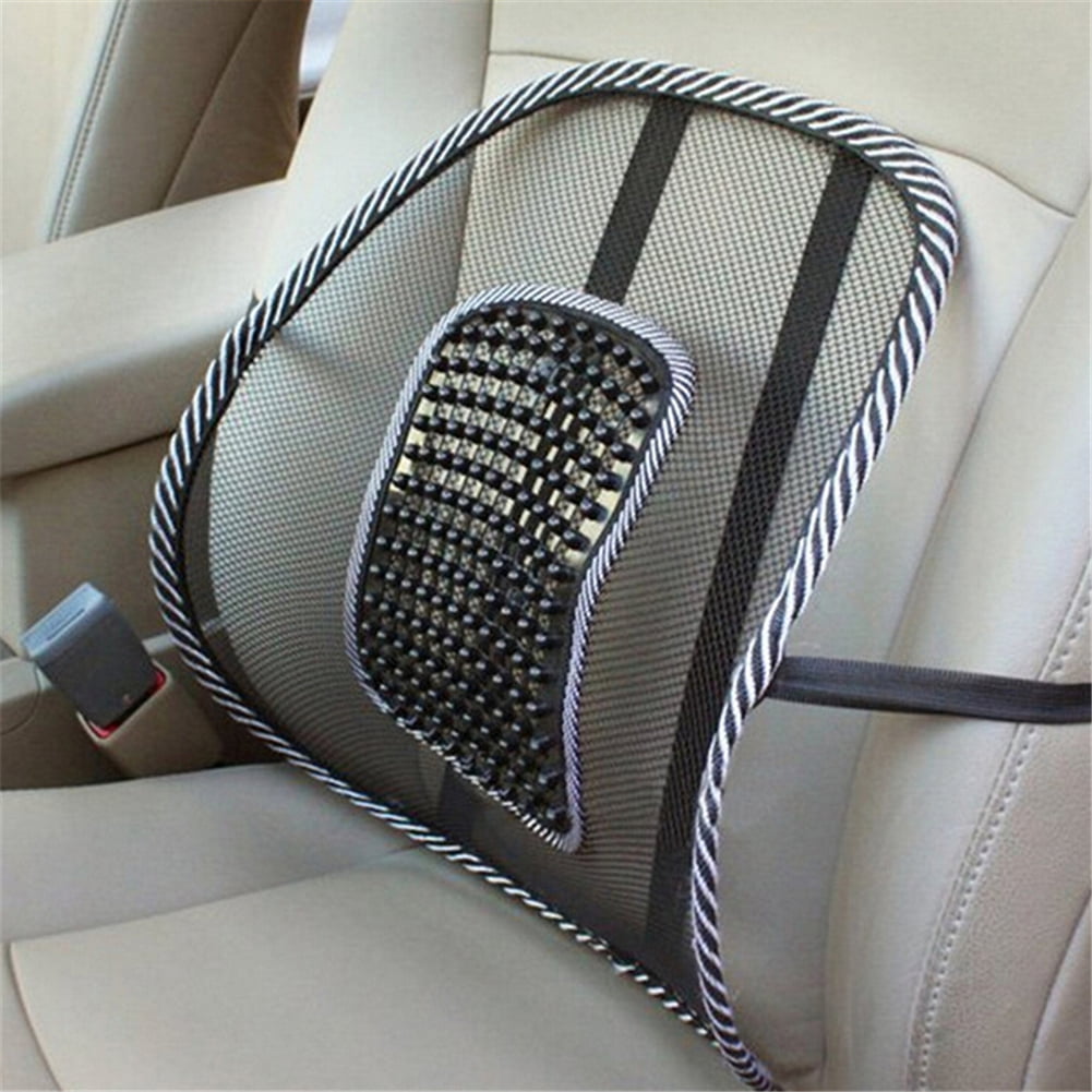 Casewin Car Seat Chair Massage Back Lumbar Support Mesh Ventilated