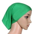 thumbnail image 3 of SPRING PARK Women's Soft Solid Color Short Muslim Islamic Solid Cotton Hijab Cap Head Cover Under Scarf Shawl Turban Hat, 3 of 4