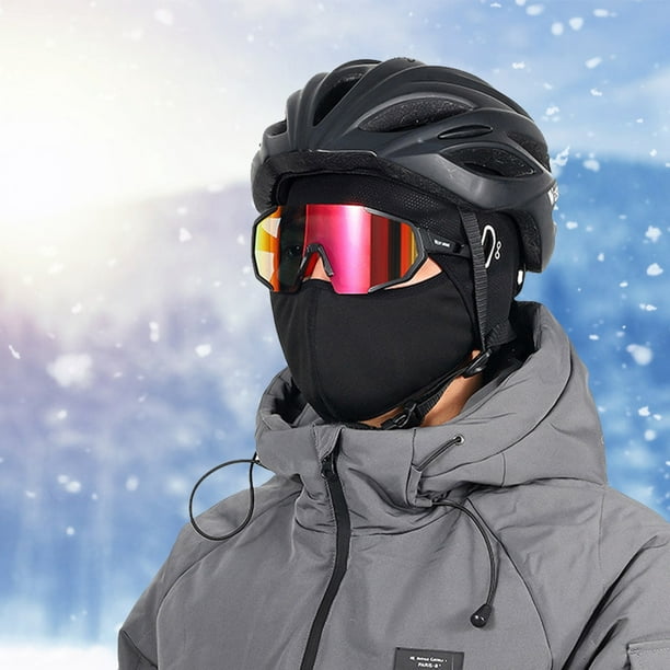 Yeacher Sports de plein air hommes cyclisme hiver chaud vélo vélo casque  doublure course ski moto bonnet cagoule couvre-chef 