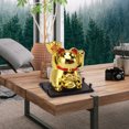thumbnail image 1 of 2in Lucky Cat Waving Arm Set, Solar Powered Cute Waving Cat Waving Arm for Fortune Money and  Luck Solar Fortune Cat Statue Decorations for Decorating Front Desk, 1 of 8