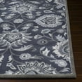 thumbnail image 5 of Hauteloom Elkins Wool Living Room, Bedroom Farmhouse Area Rug - Traditional Floral Carpet - Bohemian Paisley Vibe - Gray, Blue - 12' x 15', 5 of 17