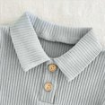 thumbnail image 3 of Toddler Baby Boy Summer Clothes Short Sleeve Buttons T-Shirt Tops Drawstring Shorts Sets 2Pcs Cotton Linen Outfits Kaprioy Baby Boy Clothes 0 3 6 12 18 Months, 3 of 5