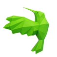 thumbnail image 3 of PAPERCRAFT WORLD DIY 3D Hummingbird Model, 3 of 4