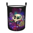 thumbnail image 2 of Goofa Mushrooms and Skull Printed Circular Hamper,Laundry Basket with Handles,Storage Baskets Foldable,Large Capacity Laundry Hamper-Medium, 2 of 8