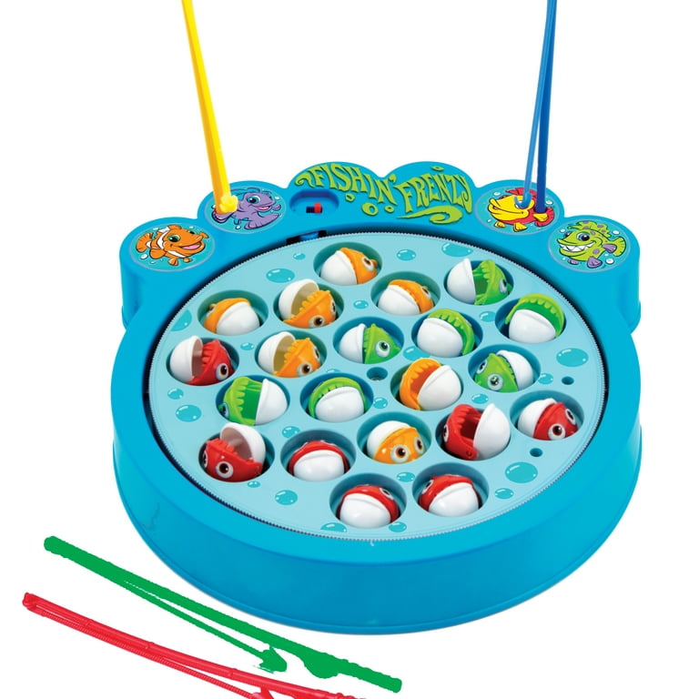 Schylling Kids Fish Toy - Fishin' Frenzy Catch & Release Fishing