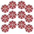 thumbnail image 1 of OULII 12Pcs Ball Hand Wheel Red Cast Iron Shutoff Handles for Easy Open Close, 1 of 7