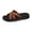 Brown, variant on Women's Orthotic Mule Sandals Thick Cushion Slides Non-Slip Sole Arch Support Lightweight Slippers Summer Casual Shoes Comfortable Footwear for Indoor/Outdoor Walking