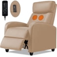 thumbnail image 1 of Sillón De Masaje Reclinable Eléctrico Bluelander, Soporte Lumbar, Ajustable y Acolchonado con Control Remoto, Beige, 1 of 8