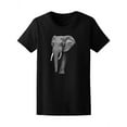thumbnail image 2 of Walking Big Elephant T-Shirt Women -Image by Shutterstock, Female x-Large, 2 of 4