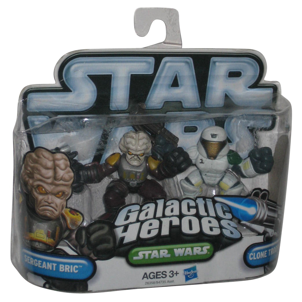 STAR WARS Galactic Heroes Clone Wars Sergeant Bric Boy Toy Collection 