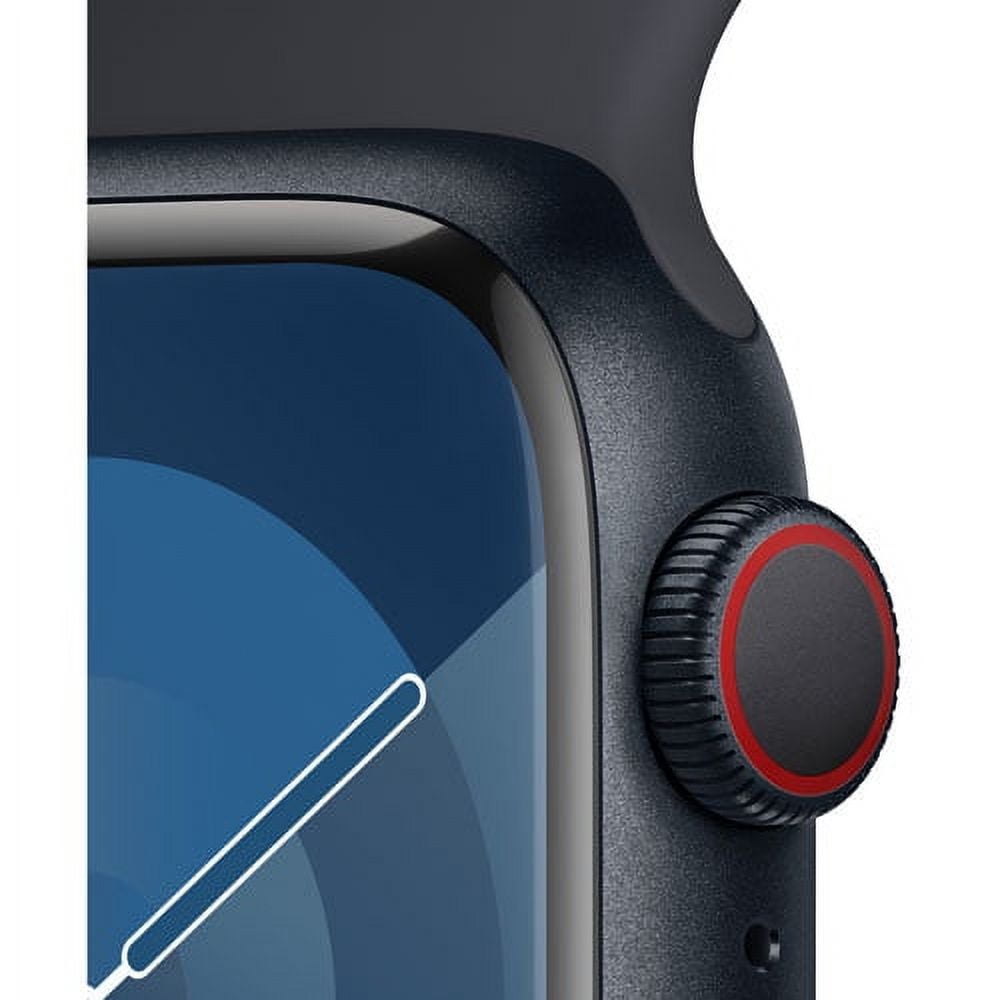 Apple Watch Series 9 Gps Cellular 45mm smartwatch With Aluminum Case With Sport Band Open Box Silver One Size