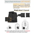 thumbnail image 3 of Womens Zipper Packable Puffer Jacket Warm Insulation Winter Outerwear Aulta Black Coat for Hiking-S, 3 of 5