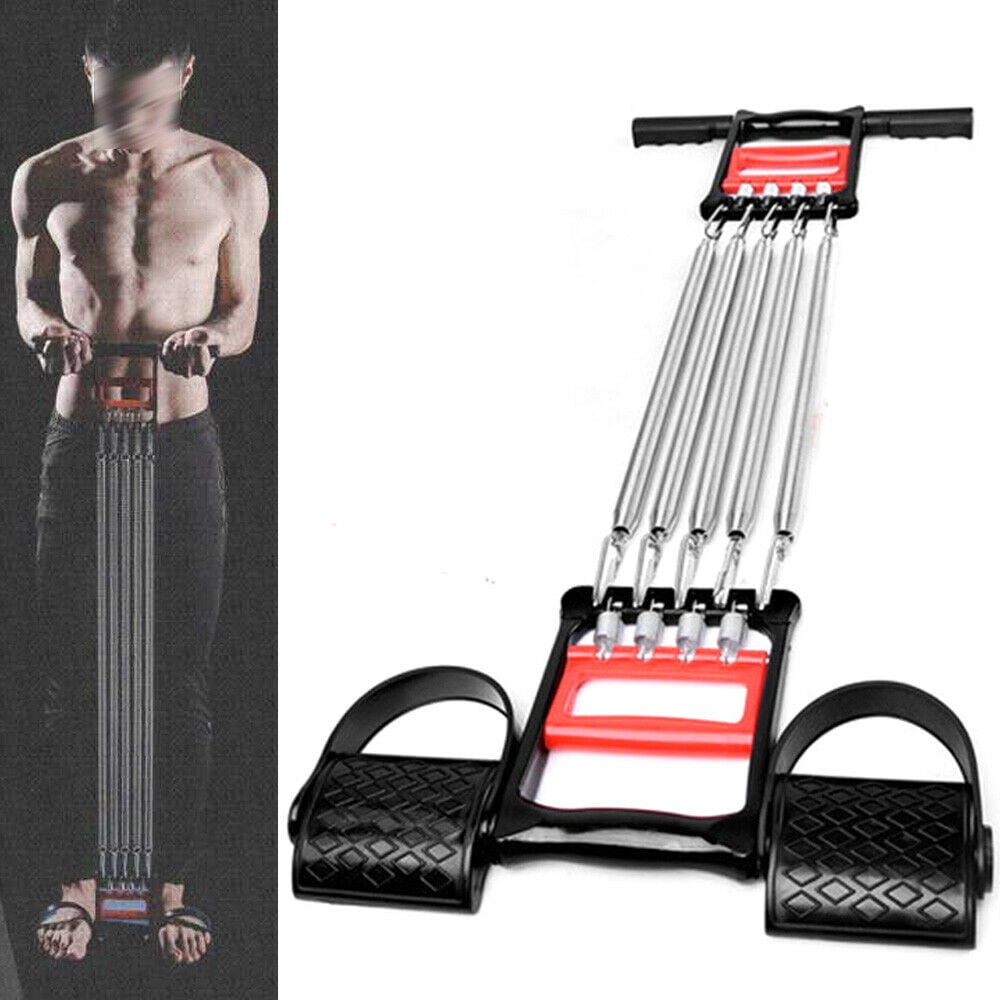 Chest Expander Exercise Muscle Springs Puller Resistance Strength Training 59 in 