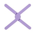 thumbnail image 5 of Inteprter Alfombrilla resistente al calor Aislamiento cruzado de comedor Mantel individual Posavasos Plegable Púrpura Type2 NO2 Inteprter CBP193208, 5 of 5