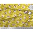 thumbnail image 3 of Soimoi Cotton Poplin Fabric Love Text & Puppies Dog Print Sewing Fabric Yard 42 Inch Wide, 3 of 3