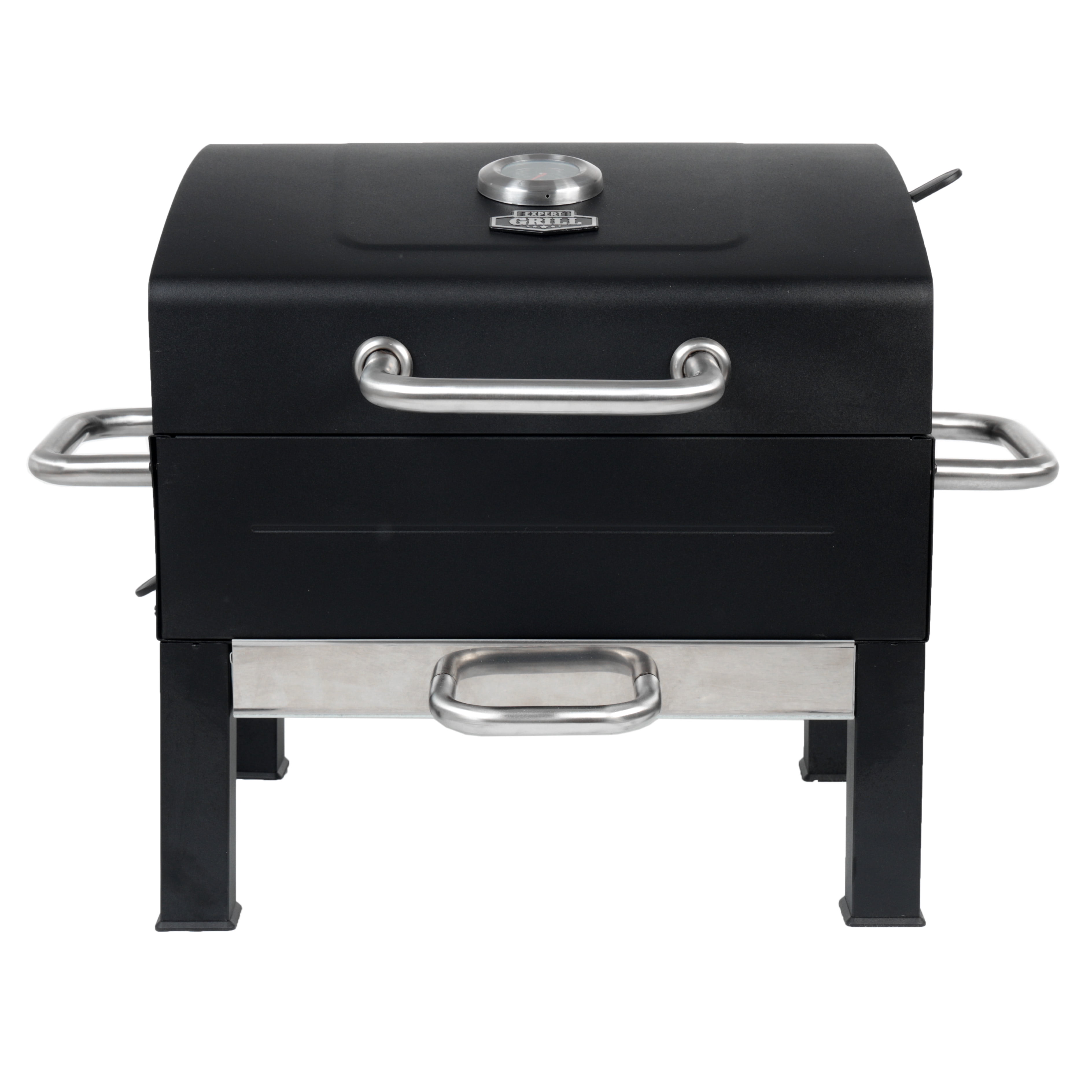 Expert Grill Premium Portable Charcoal Grill Black And Stainless Steel Walmart Com Walmart Com