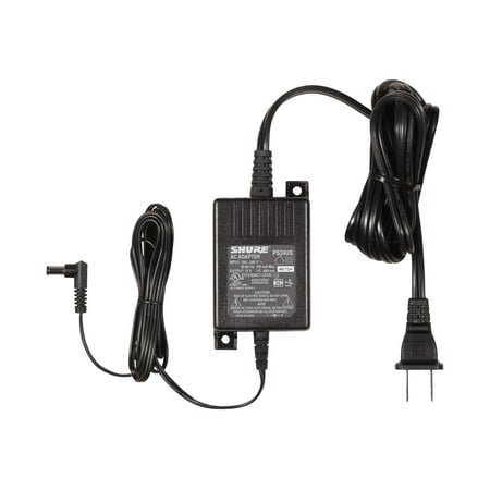 Shure PS24US - Power adapter - 400 mA (DC jack 5.5 x 2.1 mm) - United States - for Shure BLX4, BLX4R, BLX88