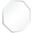 thumbnail image 4 of Frameless Beveled Octagonal Black Matte Finished Wall Mirror, 4 of 13