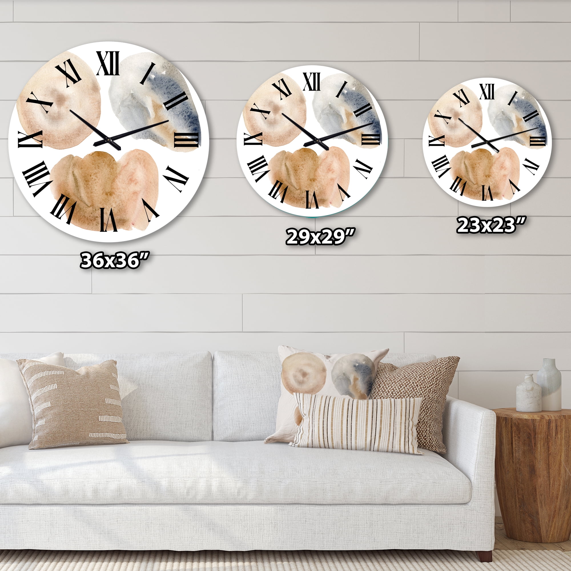 Designart 1 in Quartz Modern/Contemporary Wall Clock