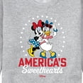 thumbnail image 3 of Disney - Americana - Americas Sweethearts - Men's Crew Neck Fleece Pullover, 3 of 5