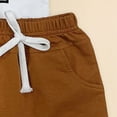 thumbnail image 6 of Toddler Baby Boy Summer Outfit Short Sleeve T-Shirt Casual Shorts Set Infant Newborn Clothes 6 12 18 24 Month 2T, 6 of 6
