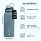thumbnail image 3 of Botella Termo para Agua de 32 oz Acero Inoxidable con Fría/caliente Xtellar azul, 3 of 3