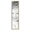 thumbnail image 2 of ArtToFrames 12" x 50" Silver with Black Lip Picture Frame, 12x50 inch Multi Wood Poster Frame (WOM-5193),  Pack, 2 of 7