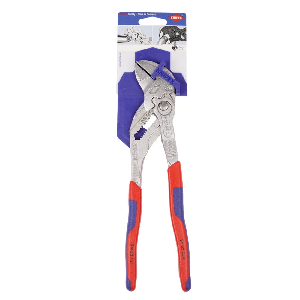 Knipex Soft Handle in Blister Packaging Chromium-Vanadium Steel 86 05 250 SB Pliers Wrenches 9.84"