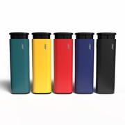 MK Refillable Butane Torch Lighters, 2 Pack, Assorted Pocket Colors