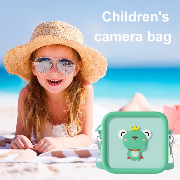 Bolso de cámara para niños, bolsos de hombro para cámara bonitos de dibujos animados, regalo impermeable para niñas y niños Ndcxsfigh Para estrenar