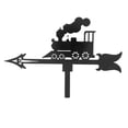 thumbnail image 4 of Weather Vane Farm Scene Roof Mount for Backyard Garden Train, 4 of 9