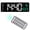 Green, variant on Large LED Digital Wall Clock Temperature Date Day Display Electronic Wall Clock