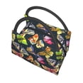 thumbnail image 5 of Vsdgher Butterfly Wild Insect Print Insulated Reusable Bags with Sturdy Zipper and Handles, Foldable Totes for Hot or Cold Food Bring or Delivery, 5 of 8