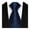 Dark Blue, variant on Business Tie Square Geometric Design Solid Color Smooth Satin Formal Tie Casual Necktie Street Events Weddings Accessories