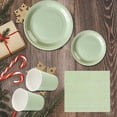 thumbnail image 4 of HBFAGFB Party Decorations Paper Plates and Cups Kitchen Utensils Set for Family Restaurants Red, 4 of 8