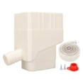 thumbnail image 2 of Water Diverter System, Rectangular Easy Installation Rainwater Collection System 40 Inch Hose  For Garden Watering White,Black,Green,Dark Brown, 2 of 8