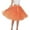 Orange, variant on Tulle Skirts for Women Elastic Waist Lace Up Bow Knee Length Layered Mesh Flowy A Line Tutu Skirts Puffy Skirt Fairy Skirt