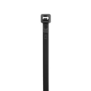(3 pack) Hyper Tough 8 inch 75lb Cable Ties UV Resistant Black 50 Count