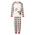 thumbnail image 2 of DuAnyozu Christmas Pajamas for Family Matching PJ's Sets with Letter and Printed Long Sleeve Tee and Bottom, 2 of 9