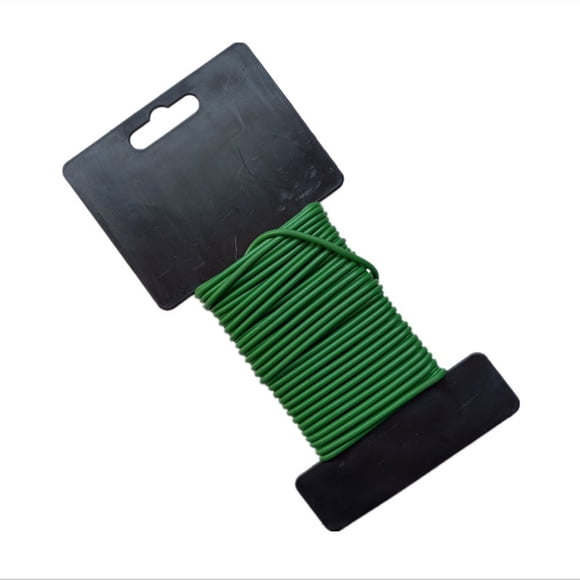 Plant Wire Plant Tie Plant Cable Garden Tie Wire Twist Tie Plant Cable Support Twine Plastic Coated Iron Wire Tool For Garden Horticulture 2.8mm X 20m / 0.11in X 65.62ft