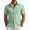 Mint Green-tropical Fern Leaf, variant on COOFANDY Mens Hawaiian Shirts Short Sleeve Button Down Aloha Shirts Summer Vacation Beach Shirts