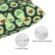 thumbnail image 3 of Fotbe Avocado Heart Funda de Almohada Decorativa Estilo Occidental, Lujo en Algodón, Fundas para Almohadas King, Cojín Estampado para Decoración del Hogar-14"x20", 3 of 6