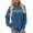 Blue, variant on C'est La Vie Paris Sweatshirts for Women Oversized Letter Graphic Crewneck Tops Casual Drop Shoulder Long Sleeve Pullover Sweatshirt Fashion Streetwear Workout Outfits White S